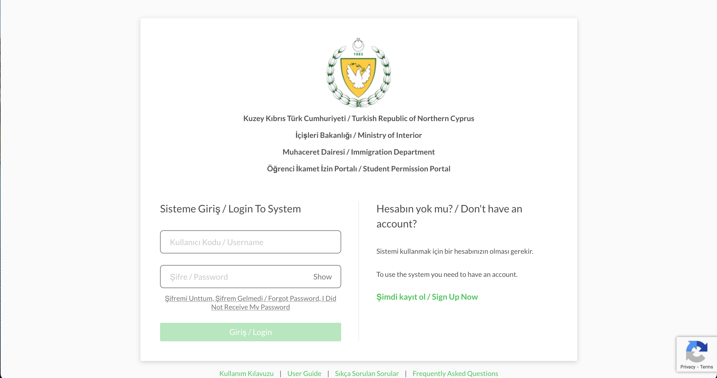 Student Residence Permit in North Cyprus Portal