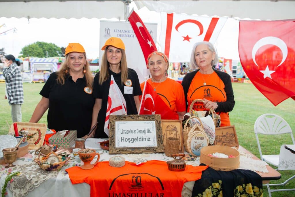 Stalls Turkish Cypriot Cultural Festival London 02July2023 photo © Halil Yetkinlioglu DSC 8035