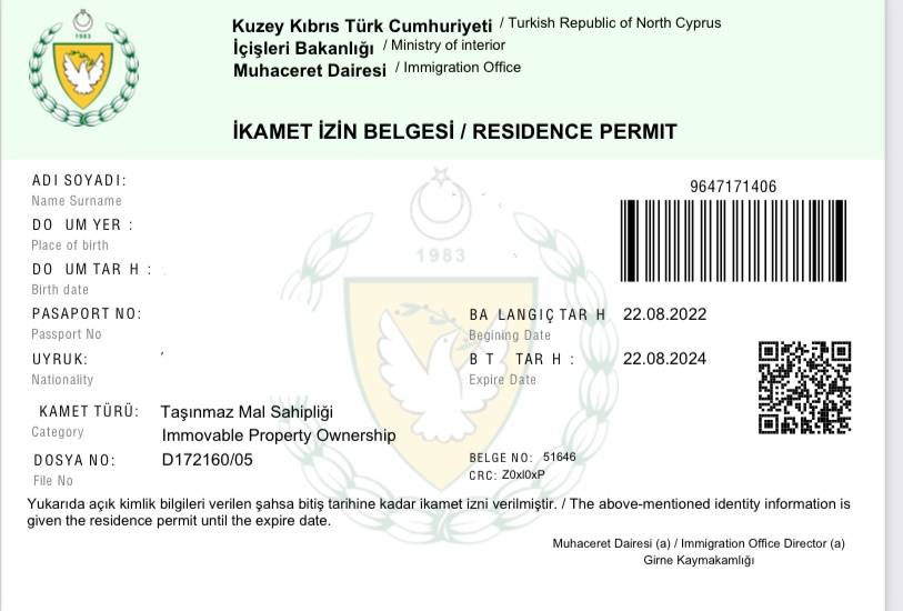 Sample of the Permit.